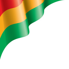 Bolivia flag, vector illustration on a white background.