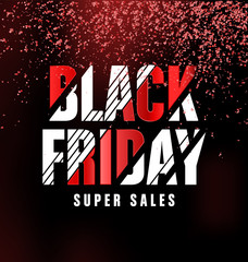 Black Friday Sale Typographic Design