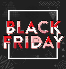 Black Friday Sale Typographic Design