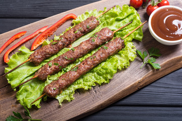 Shish kebab or lula-kebab