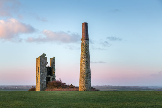 Early Morning Light, Cornish Engine House, St Austell