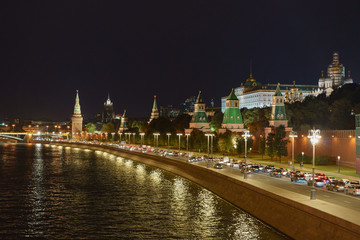Obraz premium Image of Moscow at the autumn night. 
