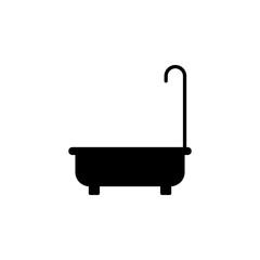Bathtub icon. Element of furnishings. Premium quality graphic design icon. Signs and symbols collection icon for websites, web design, mobile app