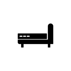 Bed icon. Element of furnishings. Premium quality graphic design icon. Signs and symbols collection icon for websites, web design, mobile app