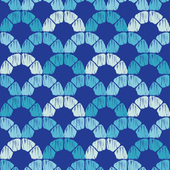 Fototapeta na wymiar Seamless abstract geometric pattern. Wave. Mosaic texture. Brushwork. Hand hatching. Can be used for wallpaper, textile, invitation card, wrapping, web page background.