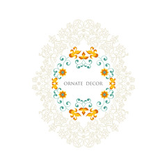 Lace decor for birthday and greeting card, wedding invitation,certificate.