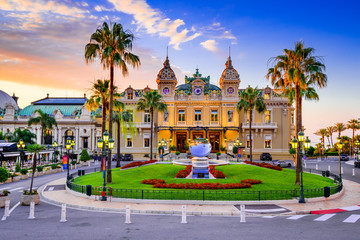 Monte Carlo, Monaco - Casino - obrazy, fototapety, plakaty