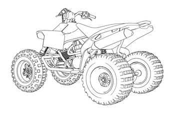 quad sketch vector © Dzmitry