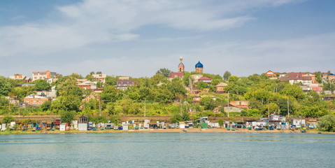 Rostov-on-Don city on the banks of the river Don