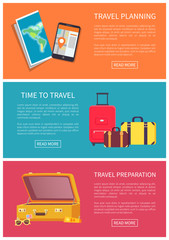 Time to Travel Planning and Preparation Color Card