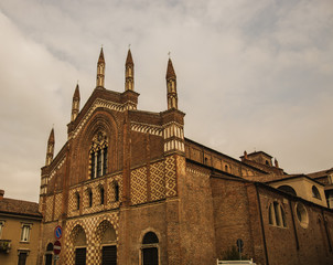 Fototapeta premium Pavia street Italy