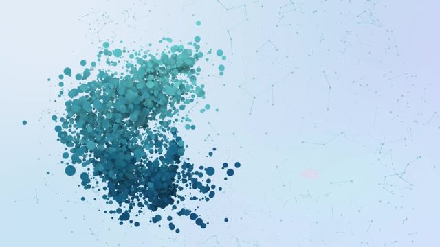 euro currency icon animation bubbles splatter morphing elements