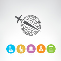 airline and airport icons