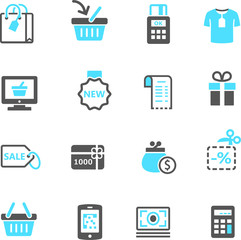 Set of shopping icons