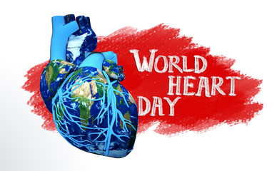 world heart day concept - 225667327