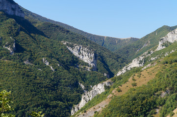 Fototapeta premium Canyon nel Parco del Cucco