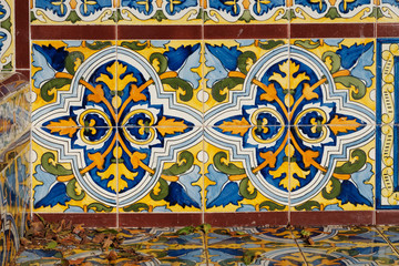 Colorful  ceramic tiles ,Spain -  pattern design 