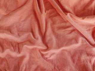 orange silk fabric texture background