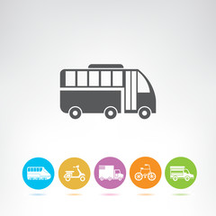 transportation and vehicle icons