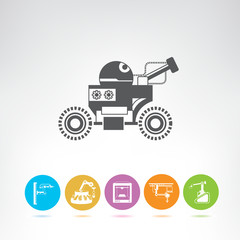 industrial robot icons