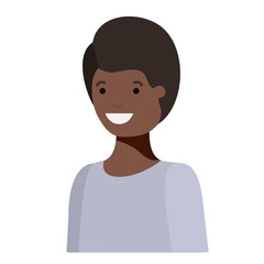 teenager black boy avatar character