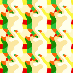 Seamless background pattern with multi-colored colored spots.