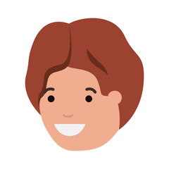 teenager boy head avatar character