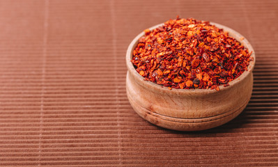 dry hot pepper in a bowl