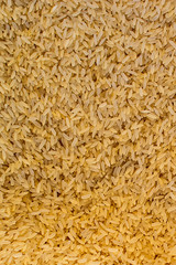 Wholegrain rice background 
