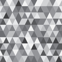 Seamless Pattern with Triangle Shapes of Different colors