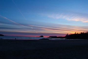 Chesterman beach at sunset, Tofino, Vancouver Island