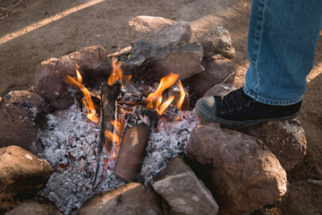Campfire Standing