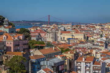 Fototapeta na wymiar Lisbon city Panorama