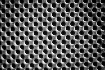 concrete background with holes
