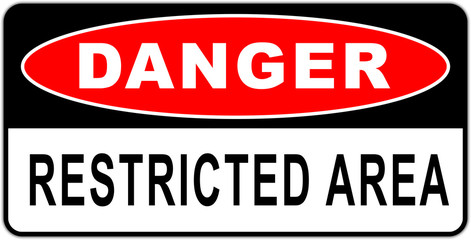sign in the united states: danger do not enter - no trespassing - keep out - no unauthorised access