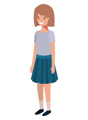 teenager girl avatar character