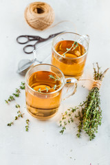 Thyme herbal tea