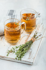 Thyme herbal tea