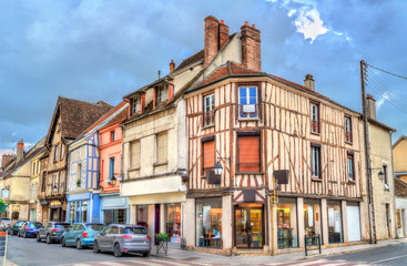 Obraz premium Traditional houses in the old town of Provins, France