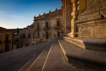 Fototapeta premium Modica, Duomo di San Giorgio, particolare