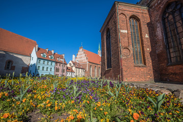 Old city of Riga in Latvia