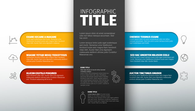 Vector multipurpose Infographic template