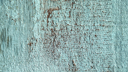 Blue abstract painted background with texture of the Board.