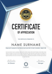 Certificate template luxury and diploma style,vector illustration.