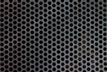 The steel floor grille is already in use as a backdrop.