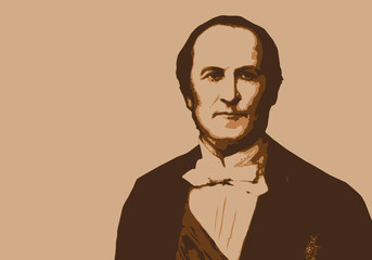 Fototapeta premium Portait du Baron Haussmann 