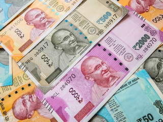 50, 200, 500 and 2000 Indian rupees, new notes.