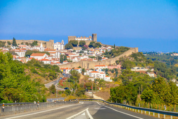 Fototapeta na wymiar Vista da Vila de Óbidos Portugal