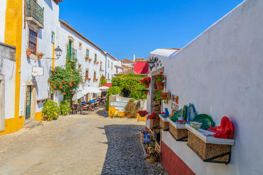 Vista da Vila de &Oacute;bidos Portugal