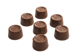 chocolate candy isolated